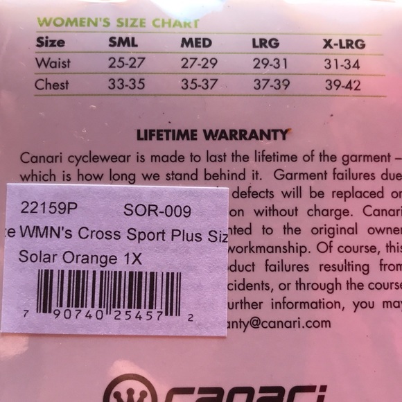 Woman’s cycling jersey 2X E 4X5X D - Picture 4 of 4